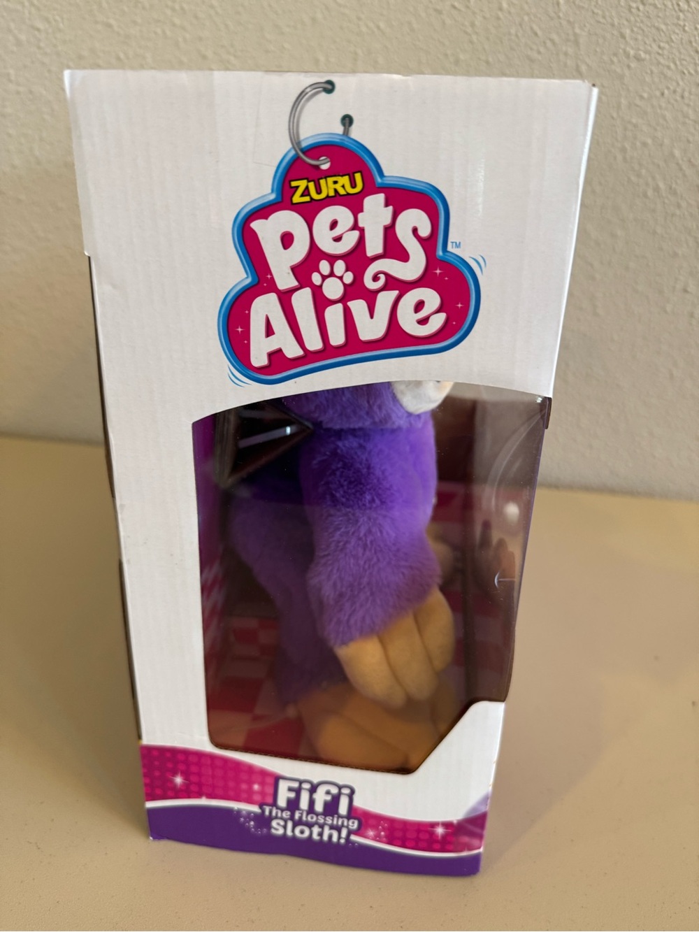 New in Box Pets Alive Fifi the Flossing Sloth Purple Interactive Dancing Animal - Picture 8 of 9
